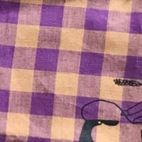 Purple Caramel Gingham