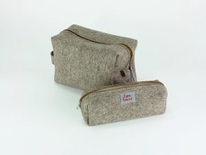 Rosa Pomar Wool felt pouches