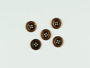 Metal Copper & Silver 4 hole Buttons
