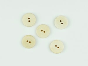 23mm chunky off-white bone buttons