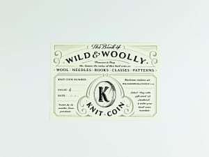 Knit Coin gift voucher